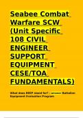 Seabee Combat Warfare SCW (Unit Specific 108 CIVIL ENGINEER SUPPORT EQUIPMENT CESE 