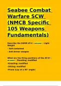 Seabee Combat Warfare SCW (NMCB Specific 105 Weapons Fundamentals).