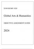 WGU D198 - HUMN 1020 Global Arts & Humanities - Comprehensive OA Guide 2024.