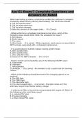 Ase G1 Exam/7 Complete Questions and Answers A+ Rated