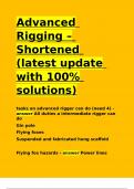 Advanced Rigging – Shortened (latest update with 100- solutions).