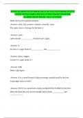 MARK KLIMEK BLUE BOOK (ALL) NCLEX TEST BANK STUDY GUIDE WITH COMPLETE SOLUTION BASED ON MARK KLIMEK BLUE BOOK - ALL LETTERS.