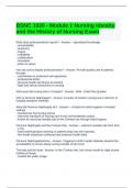 BSNC 1020 - Module 1 Nursing Identity and the History of Nursing Exam