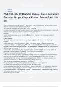 Science Medicine PNE 104. Ch. 30 Skeletal Muscle, Bone, and Joint Disorder Drugs. Clinical Pharm. Susan Ford 11th ed.