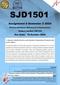 SJD1501 Assignment 6 (COMPLETE ANSWERS) Semester 2 2024 (554122) - DUE 18 October 2024