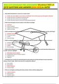 WGU C273 SOCIOLOGY PRE-ASSESSMENT EXAM & UNIT 1-5 QUIZ QUESTIONS AND ANSWERS (2024-2025) A+ RATED