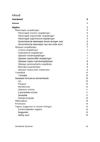 VWO 4, 5 en 6 - Wiskunde B Samenvatting alle stof