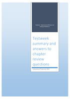 Industrial Practice Summary - Textbook Organisational Behavior