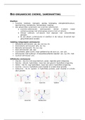 Samenvatting Bio-organische chemie