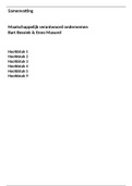 Maatschappelijk Verantwoord Ondernemen - Bart Bossink - H1, H2, H3, H4, H5, & H9