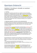 Samenvatting Openbare Orderecht