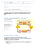 Samenvatting Economie - Deel 1 & 2