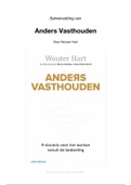 Samenvatting 'Anders vasthouden' door Wouter Hart