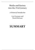 Media History - Book - Summary