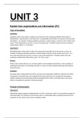 BTEC LEVEL 3 Unit 3 information systems