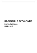 Samenvatting Regionale Economie (UGent)
