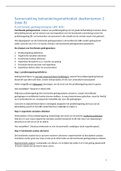 Behandelingsmethodiek (PWPM030) deeltentamen 2, samenvatting blok B