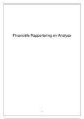 Financiële rapportering & analyse samenvatting Handelswetenschappen 2017-2018
