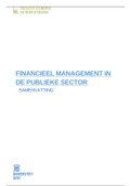 Samenvatting financieel management in de publieke sector 2017 - 2018