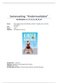 Boek 'Kinderrevalidatie' 2015 van Hadders-Algra - Samenvatting hoofdstukken 6,7,9,12,21,24,32,34