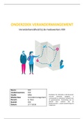 Onderzoek Verandermanagement - eindcijfer 9