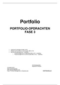 Portfolio Fase 3 Management en Bedrijfskunde