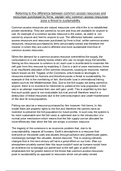 IB SL/HL Economics Paper 1: 'Referring to the difference between common access resources and recourses purchased by firms, explain why common access resources pose a threat to sustainability.'