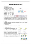 Samenvatting moleculen - metabolisme en fysische chemie