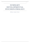Summary Abnormal Child and Adolescent Psychology (DSM-5 Update) 8th edition, Leiden 2018/2019