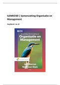 Samenvatting Organisatie & Management (ILEMEO30)