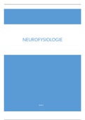 Samenvatting Neurofysiologie Hoofdfase 1