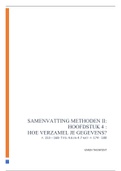 Samenvatting Methoden II: Hoofstuk 4