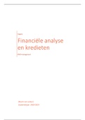 Samenvatting Financiële analyse en kredieten