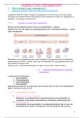 Supply Chain management samenvatting