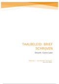 Taal: Brief schrijven