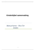 Samenvatting Kinderbijbel 