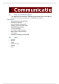 Samenvatting verpleegkundige communicatie 1a (volledig)