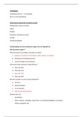Aantekeningen alle lessen en samenvattingen van de lessen hoofdstuk 1 t/mt 11 