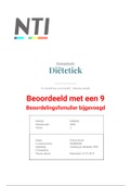 Eindopdracht Diëtetiek