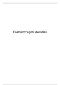 Examenvragen statistiek 2018 en 2019