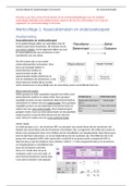 Epidemiologie en economie werkcolleges 1-12