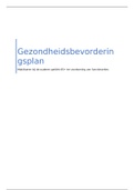 Gezondheidsbevorderingsplan, PLP gevorderd