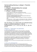 Gedrag- & Opvoedingsproblemen: Samenvatting literatuur college 2, 3   4 (Transitie jeugdzorg, residentiële JZ, jeugdcriminaliteit)