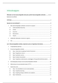 Samenvatting MWO (deel 1) (Kwantitatieve) (POM24a)