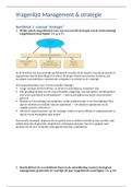 Samenvatting Management en Strategie Vragenlijst   WPO's