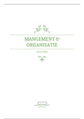 Bundel management en organistie en Psychologie