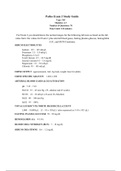 Loyola University ABSN Pathophysiology Exam 2 Study Guide