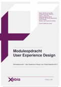 Module Opdracht: User Experience Design - cijfer: 9! 