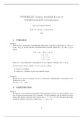 Statistiek II: Bewijzen en voorbeeldexamen