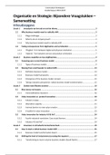 Organisatie en Strategie: bijzondere vraagstukken - Samenvatting (2018-2019)